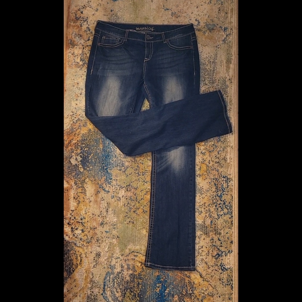 Maurices Jean's 13/14 Long tall dark wash